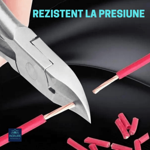 Cleste pedichiura negru, pentru unghii dure [3]