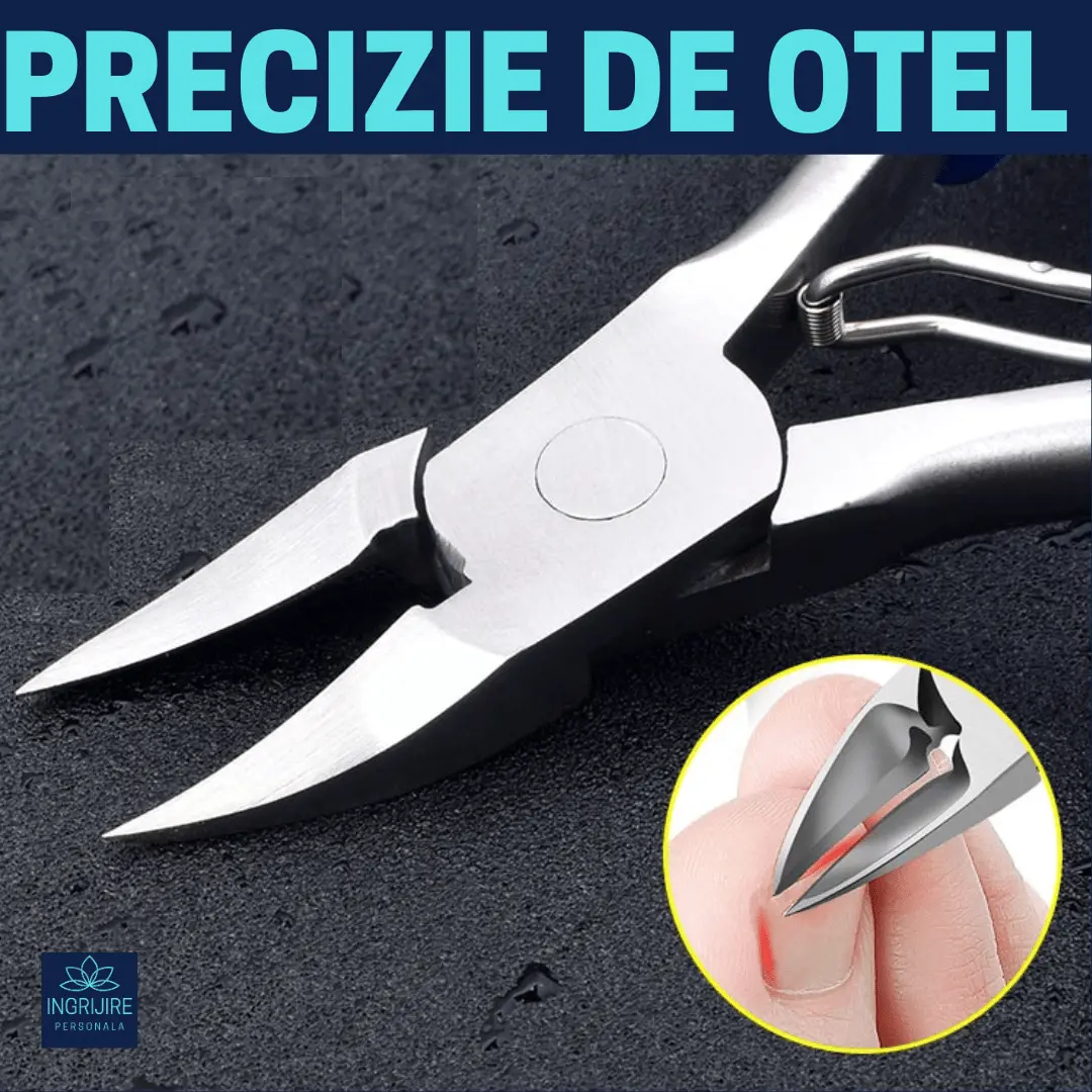 Cleste pedichiura negru, pentru unghii dure [8]