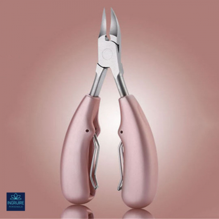 Cleste pedichiura nude, pentru unghii dure [2]