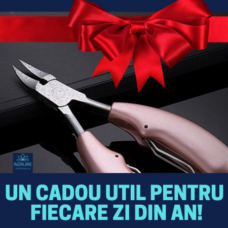 Cleste pedichiura nude, pentru unghii dure [28]