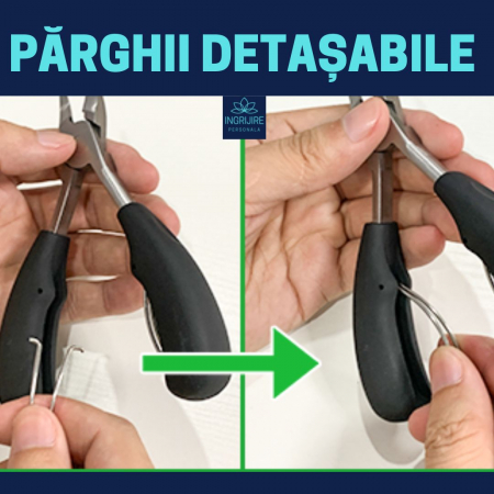 Cleste pedichiura nude, pentru unghii dure [21]
