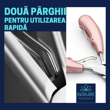 Cleste pedichiura nude, pentru unghii dure [14]