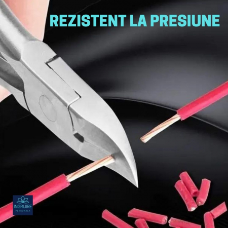Cleste pedichiura rosu, pentru unghii dure [11]