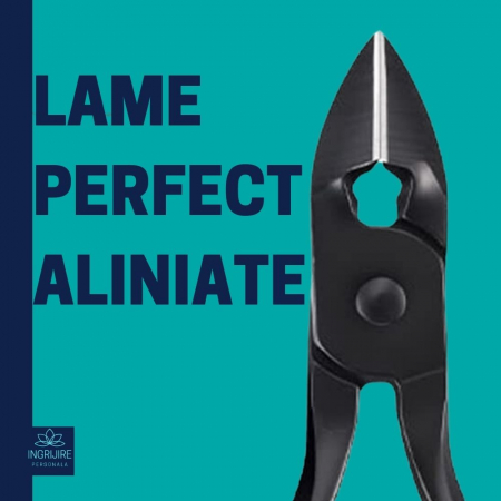 Cleste pentru cuticule BLACK - otel inoxidabil [10]