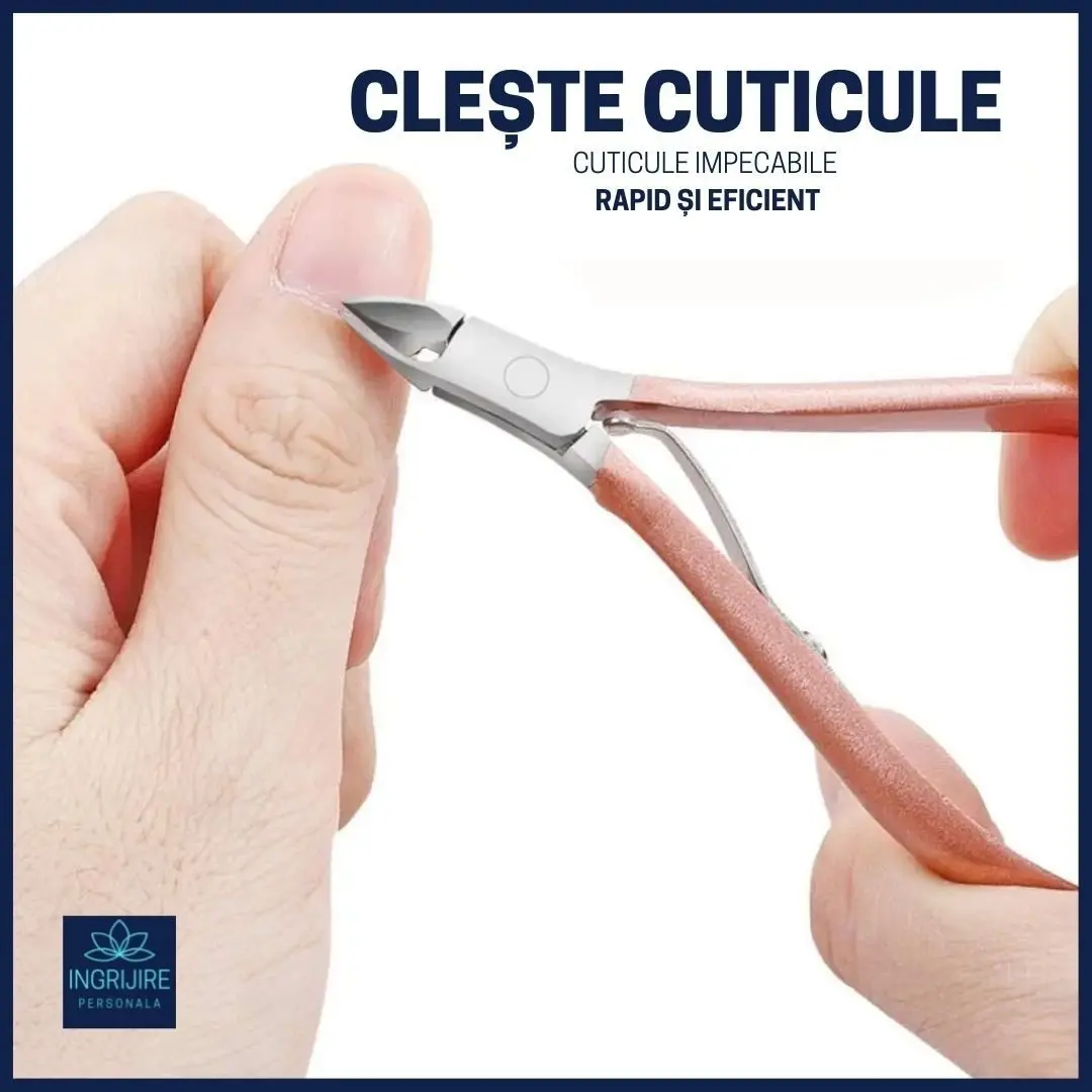 Cleste pentru cuticule FLAMINGO PINK - otel inoxidabil [2]