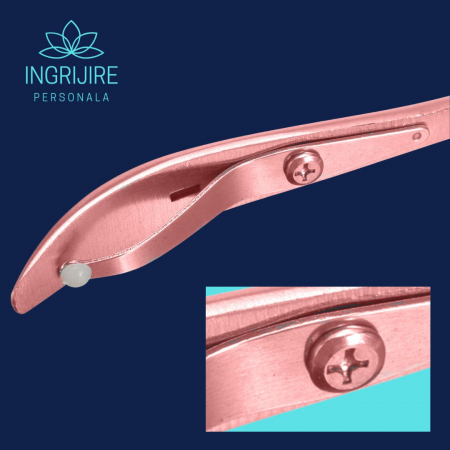 Cleste pentru cuticule FLAMINGO PINK - otel inoxidabil [8]