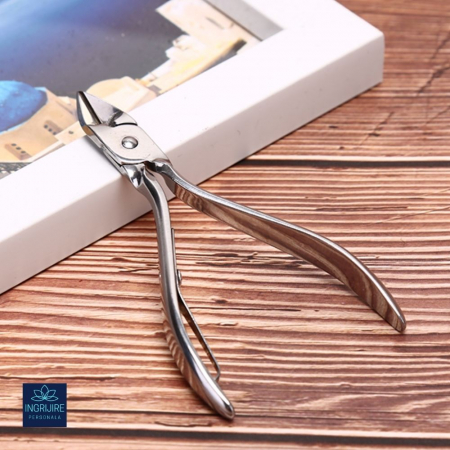 Cleste pentru cuticule silver - otel inoxidabil [2]