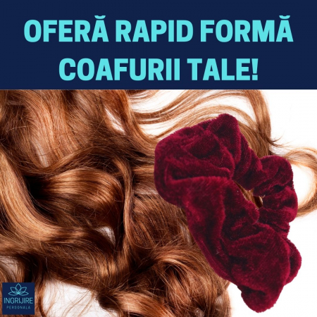 Elastic de par - scrunchie red [1]