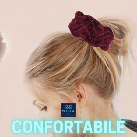 Elastic de par - scrunchie red [4]