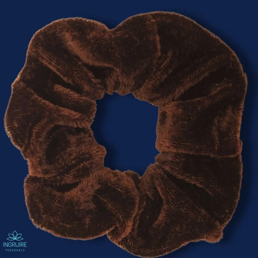 Elastic de par - scrunchie brown [4]