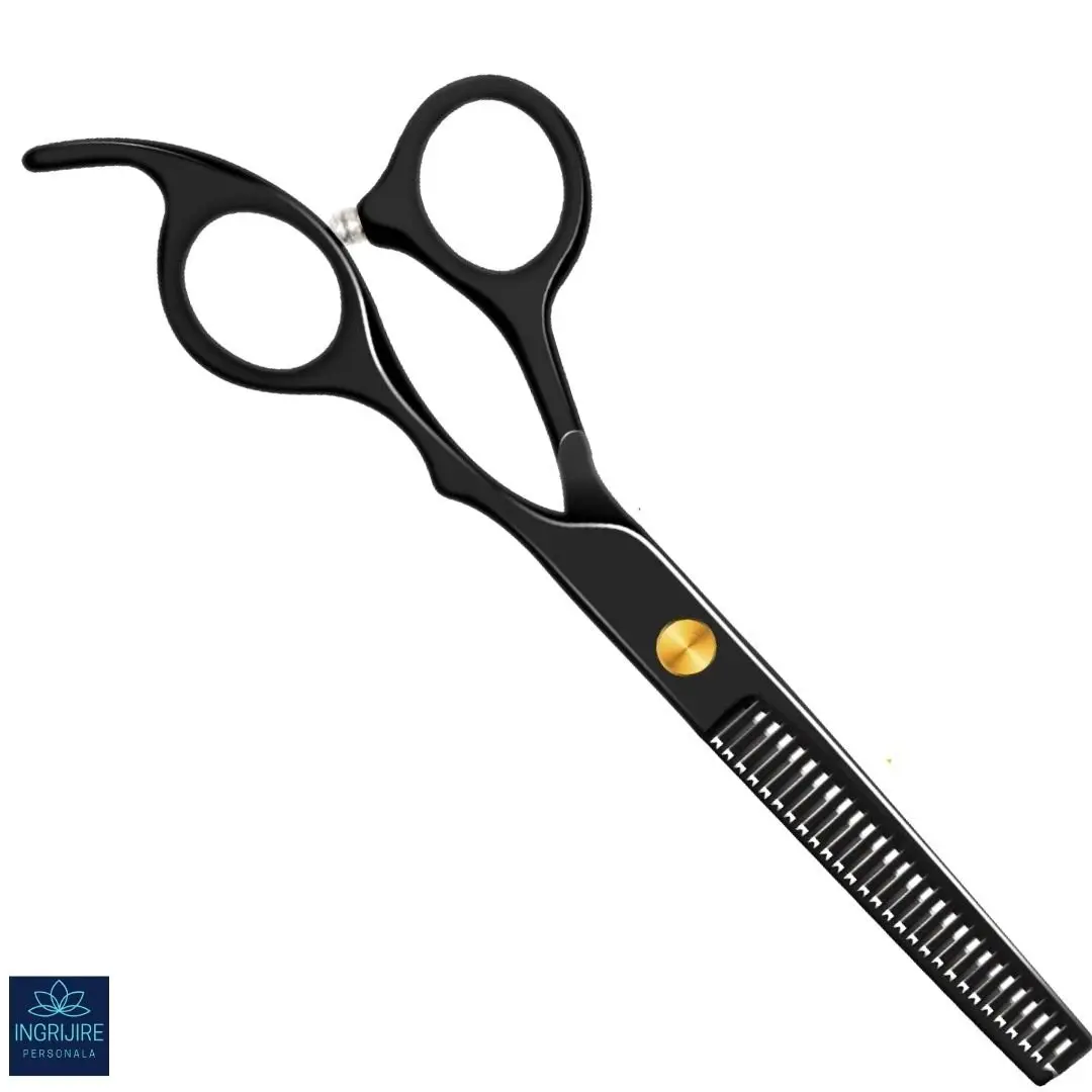 Foarfece de tuns - Foarfeca pentru filat 6'', otel inoxidabil -Black