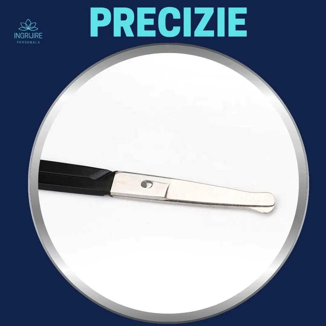 Forfecuta pentru cosmetizarea parului nazal, barba , sprancene, varf rotunjit [5]