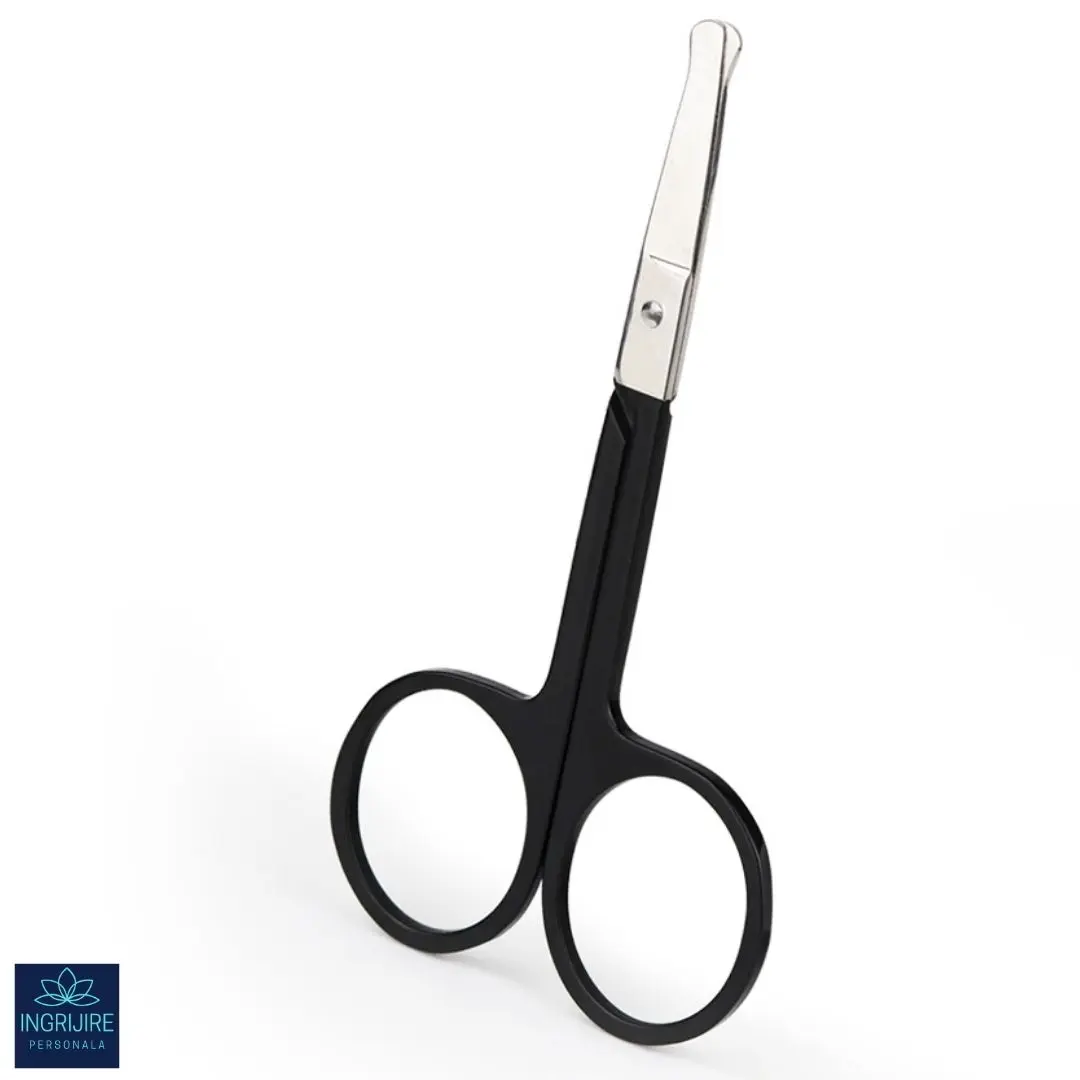 Forfecuta pentru cosmetizarea parului nazal, barba , sprancene, varf rotunjit [1]
