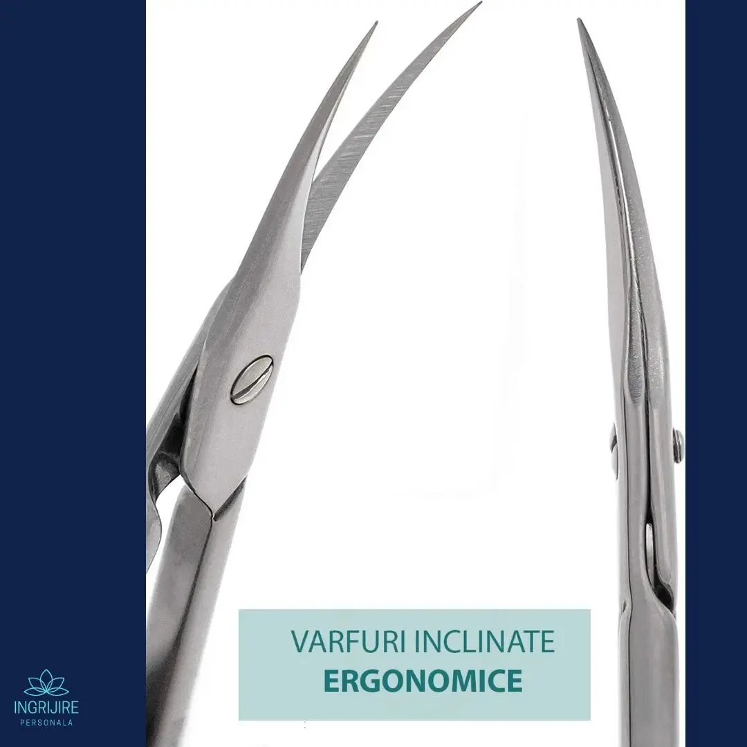 Forfecuta pentru cuticule curbata si ingusta, varf ascutit [4]