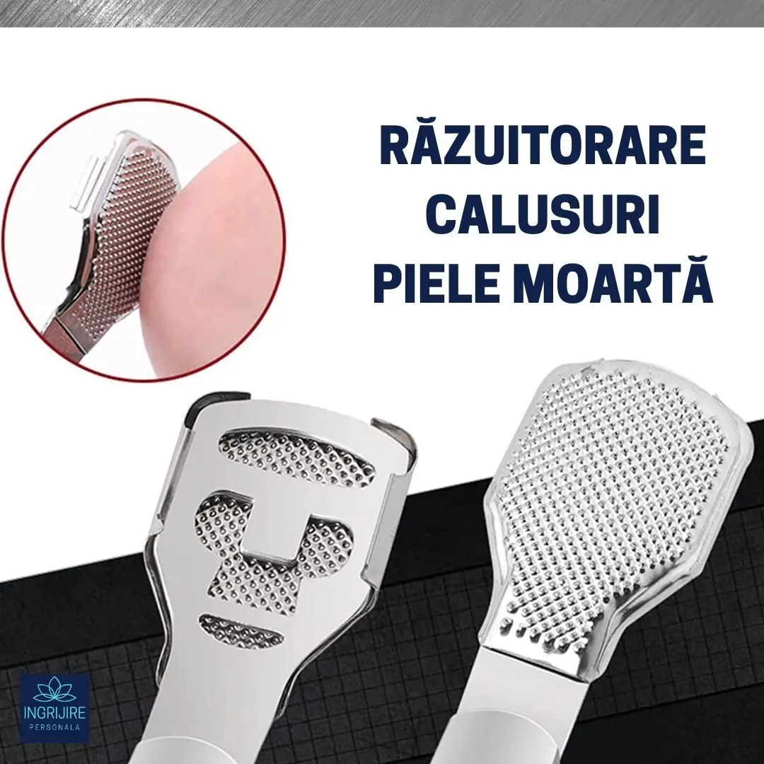 Instrument pentru indepartarea calusurilor cu lama interschimbabila, otel inoxidabil [3]