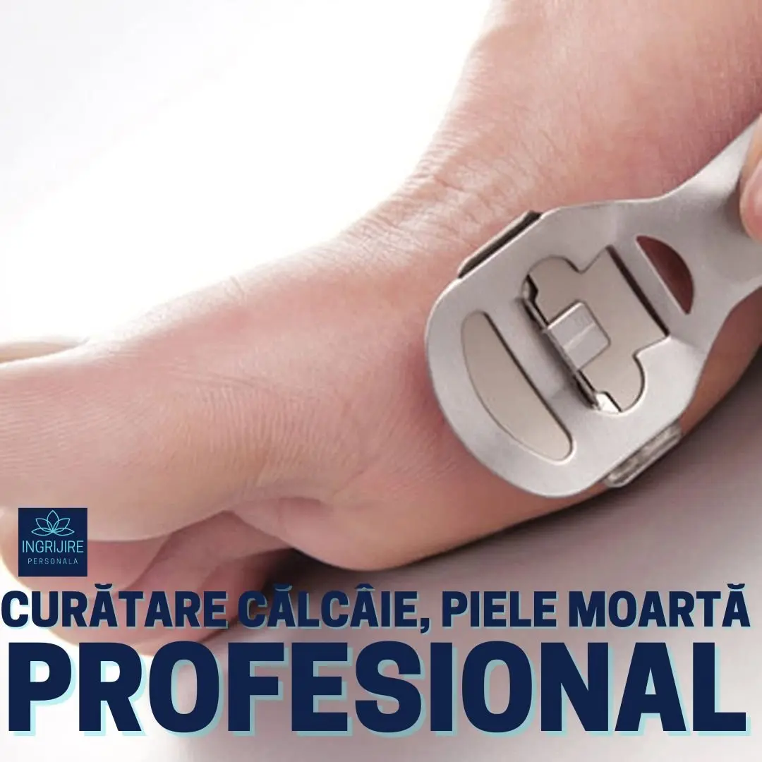 Instrument pentru indepartarea calusurilor cu lama interschimbabila, otel inoxidabil [4]