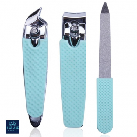 KIT ESSENTIALS  (1Unghiera dreapta+ 1 unghiera inclinata + pila )  pentru manichiura [0]