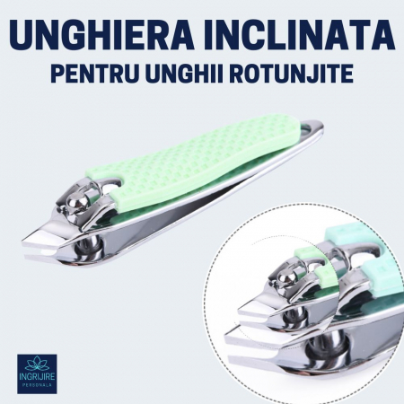 KIT ESSENTIALS  (1Unghiera dreapta+ 1 unghiera inclinata + pila )  pentru manichiura trucoaz [7]