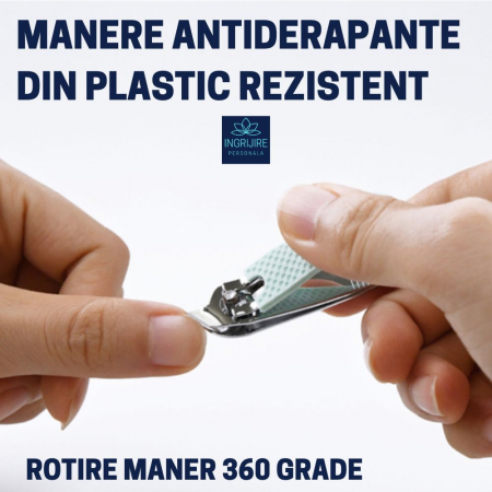 KIT ESSENTIALS  (1Unghiera dreapta+ 1 unghiera inclinata + pila )  pentru manichiura trucoaz [3]