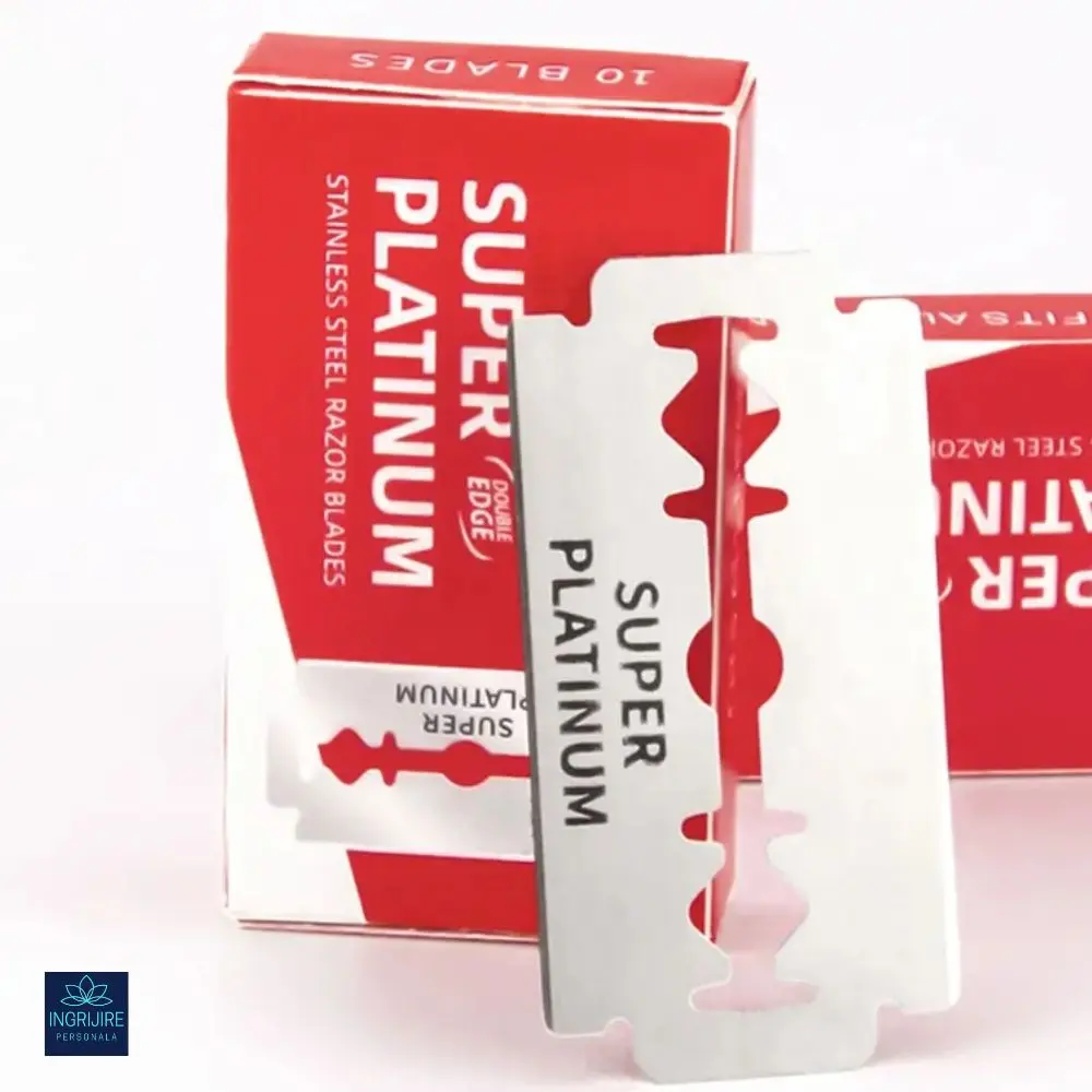 Lame de barbierit Super Platinum, set 10 buc