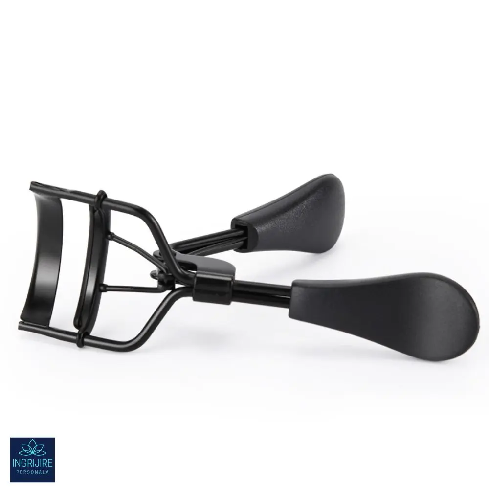 Accesorii machiaj - Ondulator gene tip cleste, otel inoxidabil - black matte