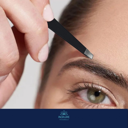 Penseta multifunctionala cu pieptan pentru cosmetizarea sprancenelor [7]