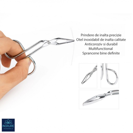 Penseta tip cleste, otel inoxidabil [3]