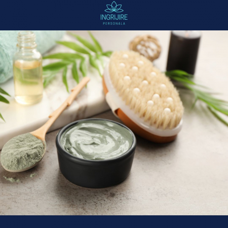 Perie de baie din lemn de bambus cu bulbi pentru masaj si exfoliere, rezistenta la apa [24]