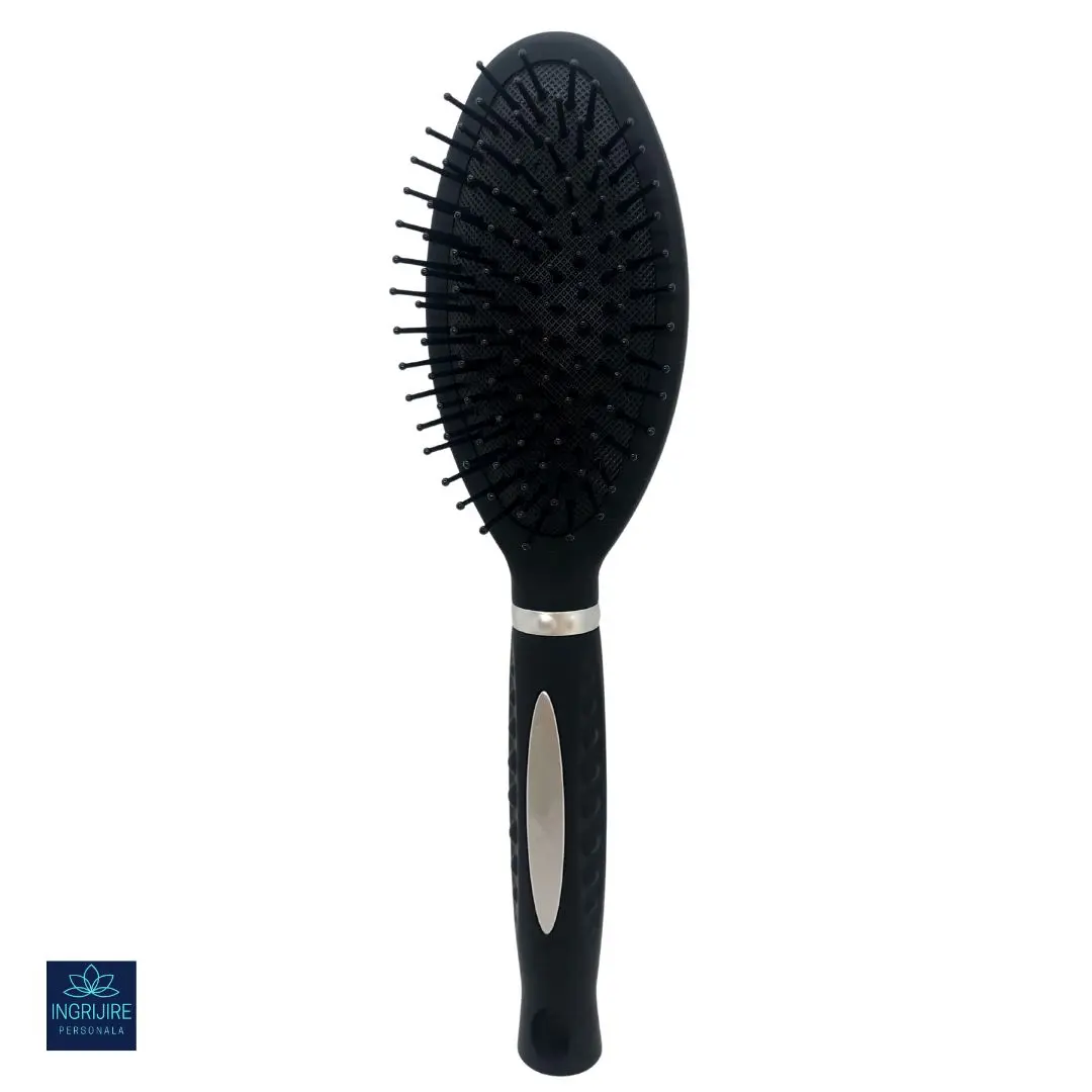 Perii de par - Perie de par alungita, BLACK, pentru coafor/frizerie