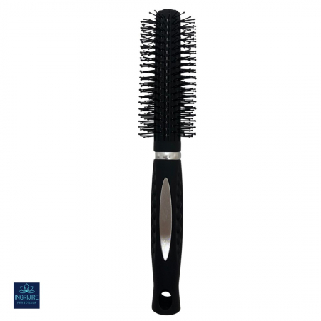 Perie de par circulara, BLACK, pentru coafor/frizerie [0]
