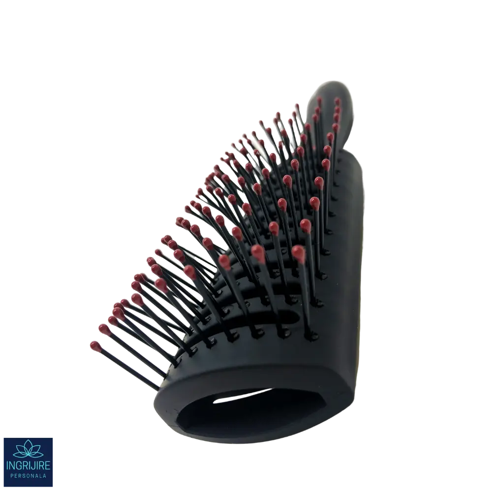 Perie de par cu ventilatie, BLACK&RED, pentru coafor/frizerie [1]