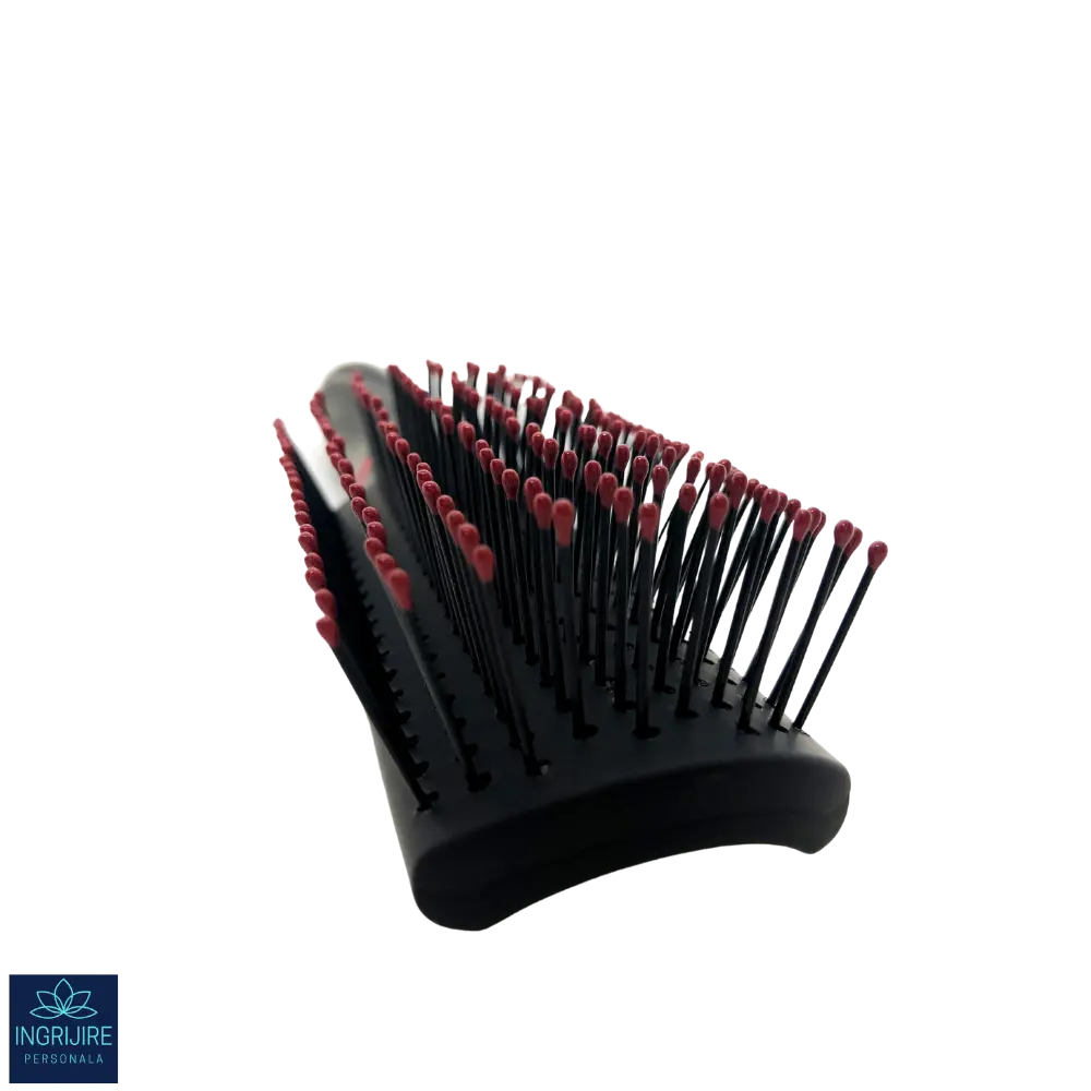 Perie de par, peri desi,  BLACK&RED, pentru coafor/frizerie [1]