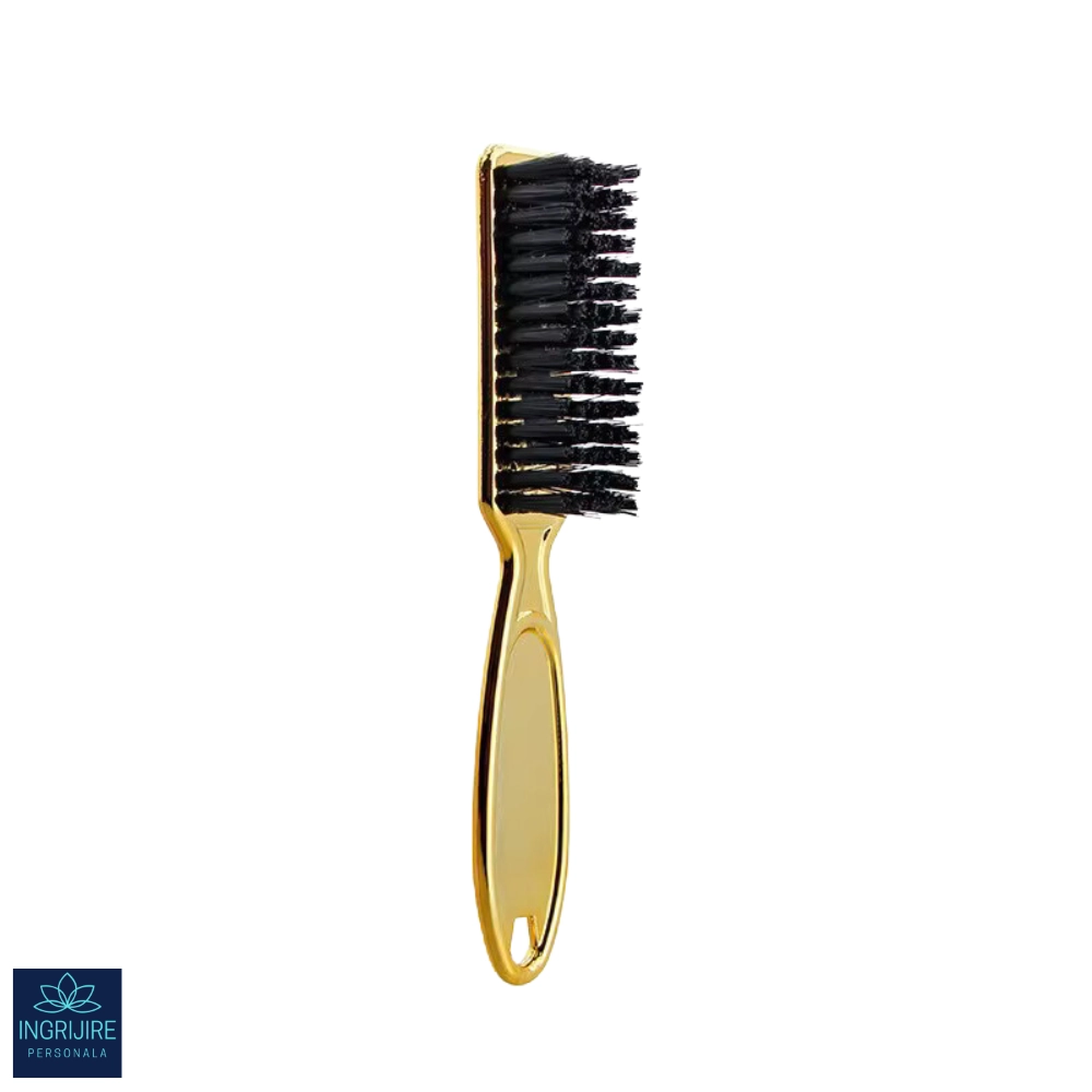 Perii de par - Perie mini pentru curatarea parului / barba - gold