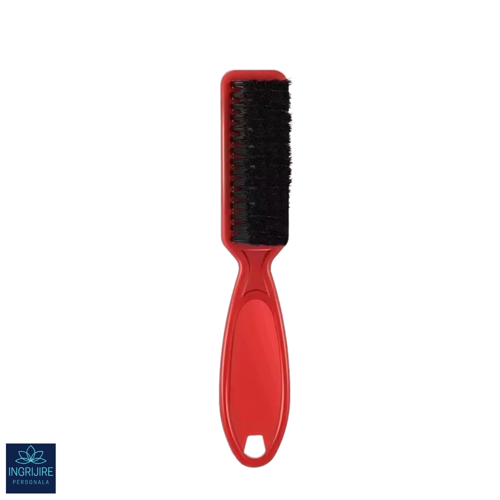 Perii de par - Perie mini pentru curatarea parului / barba - red