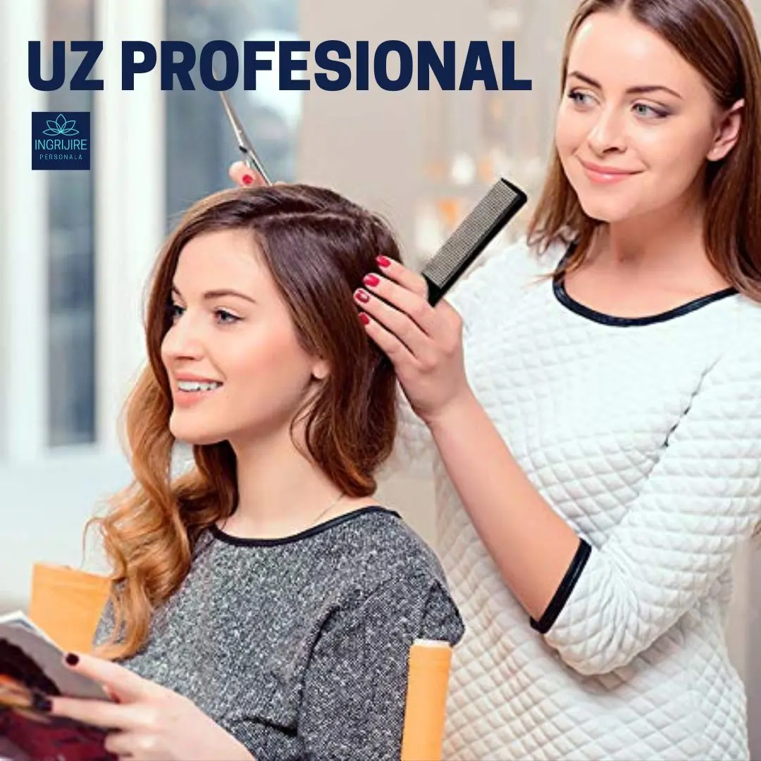 Pieptan pentru frizerie/coafat cu varf din plastic [3]