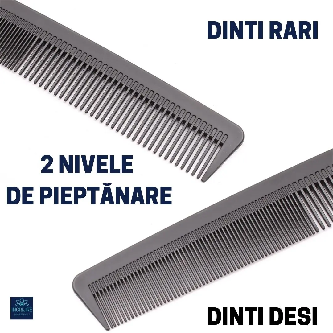 Pieptan pentru frizerie drept -  BLACK [1]