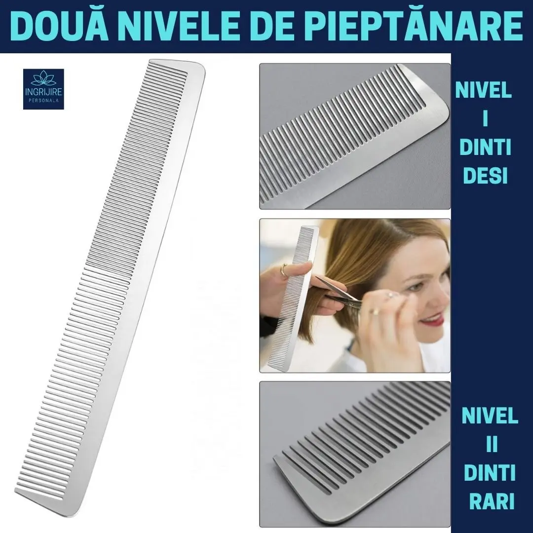 Pieptan pentru frizerie, otel [1]