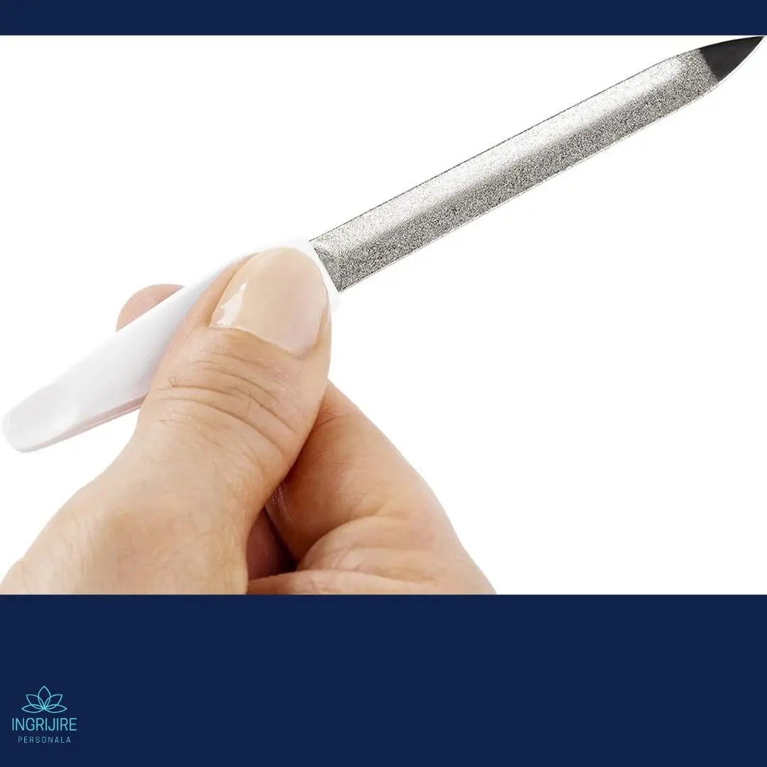 Pila din otel inoxidabil si maner din plastic dur [5]