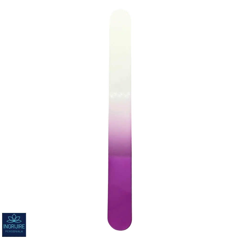 Manichiura si pedichiura - Pila din sticla pentru unghii, 20 cm