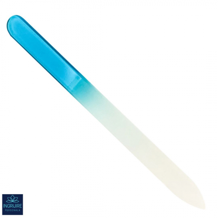 Pila din sticla pentru unghii, albastra [8]