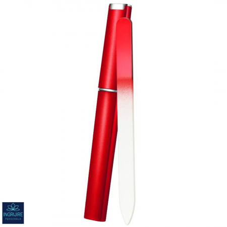 Pila din sticla pentru unghii, rosie [0]