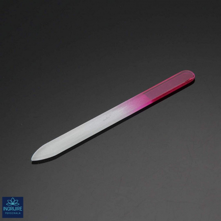 Pila din sticla pentru unghii, roz [3]