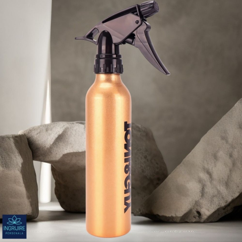 Pulverizatoare - Pulverizator frizerie, gold, 300 ml