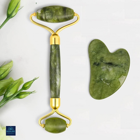 Masaj si relaxare - Roller cu piatra + piatra gua shua pentru masaj