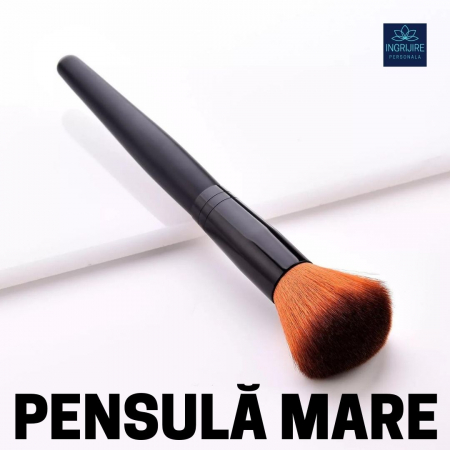Set 12 pensule Black Elegance, machiaj profesional, cilindru transport [16]