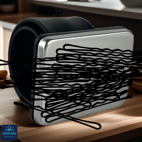 Bratara Magnetica din Silicon pentru frizerie, neagra [2]