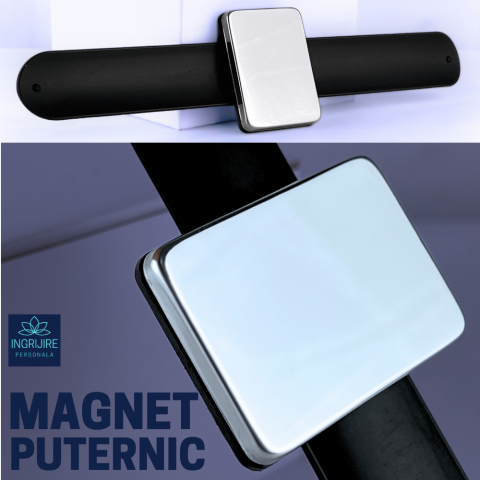 Bratara Magnetica din Silicon pentru frizerie, neagra [5]