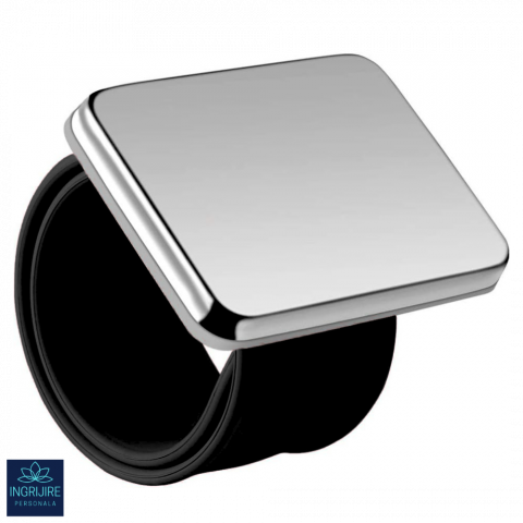 Accesorii frizerie - Bratara Magnetica din Silicon pentru frizerie, neagra