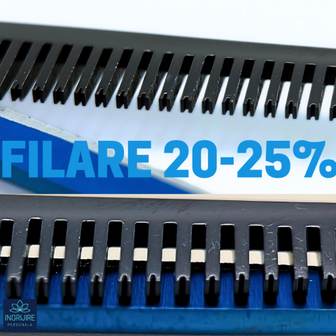 Set de 2 foarfece de tuns si filat 6''- black&blue [4]
