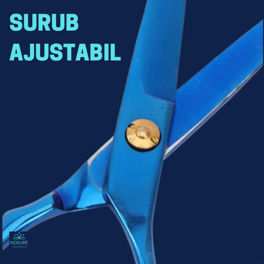 Set de 2 foarfece de tuns si filat 6''- cobalt blue [4]